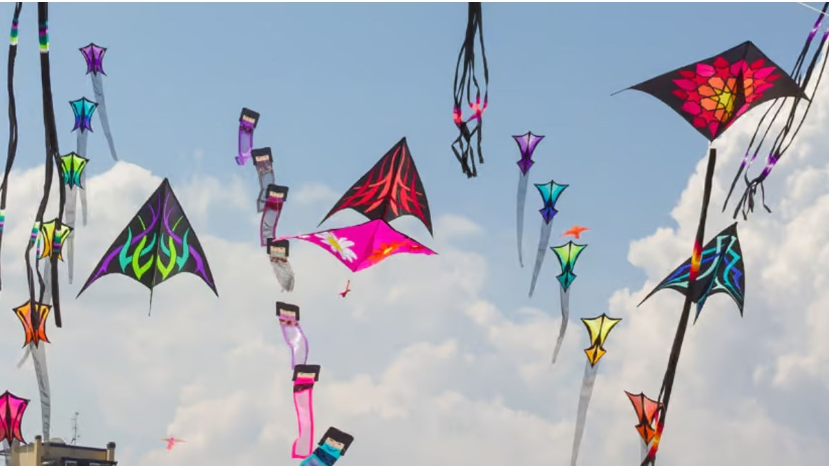 Up, up and away Kite Building in Highland Park 